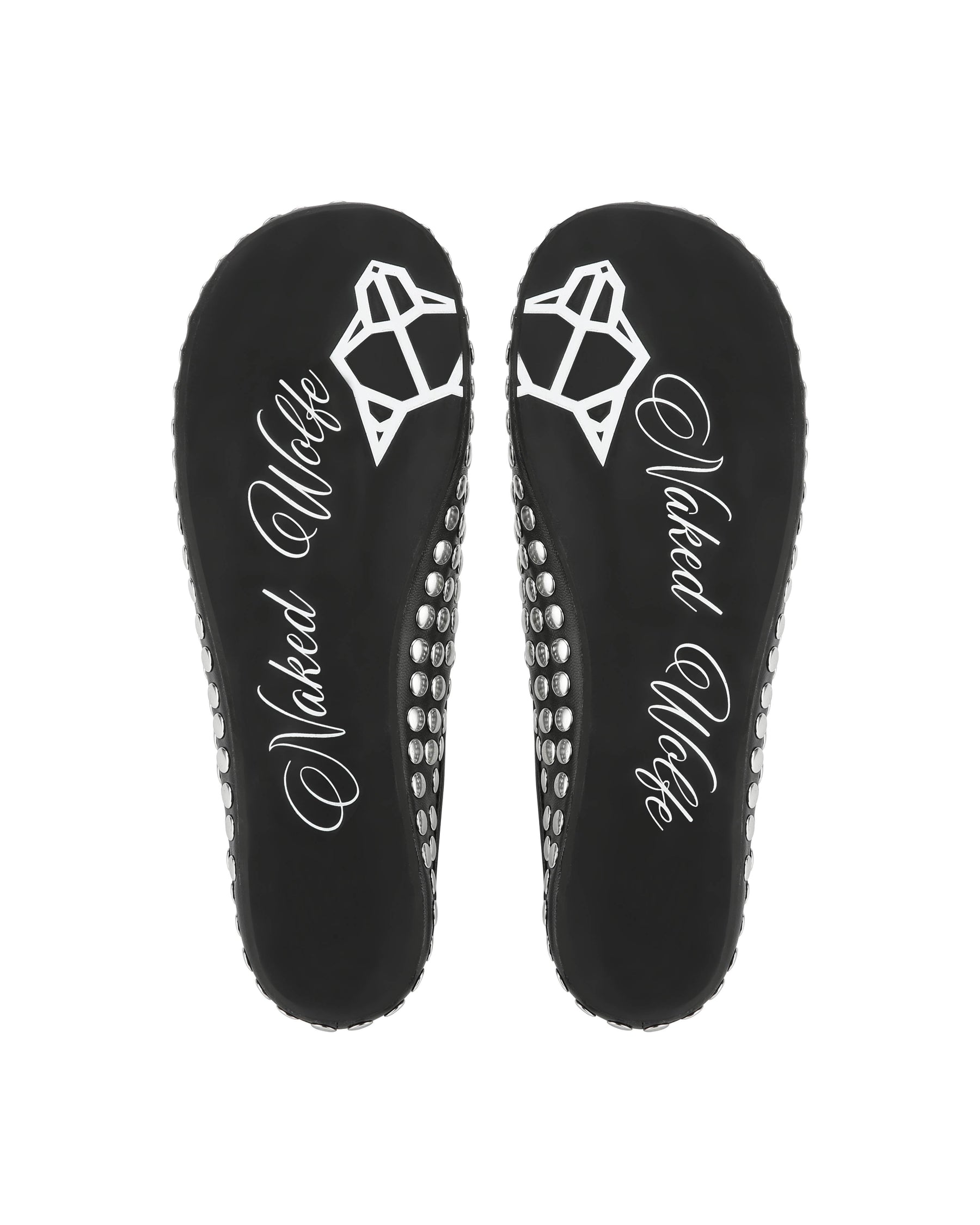 Pippa Black Studded Leather