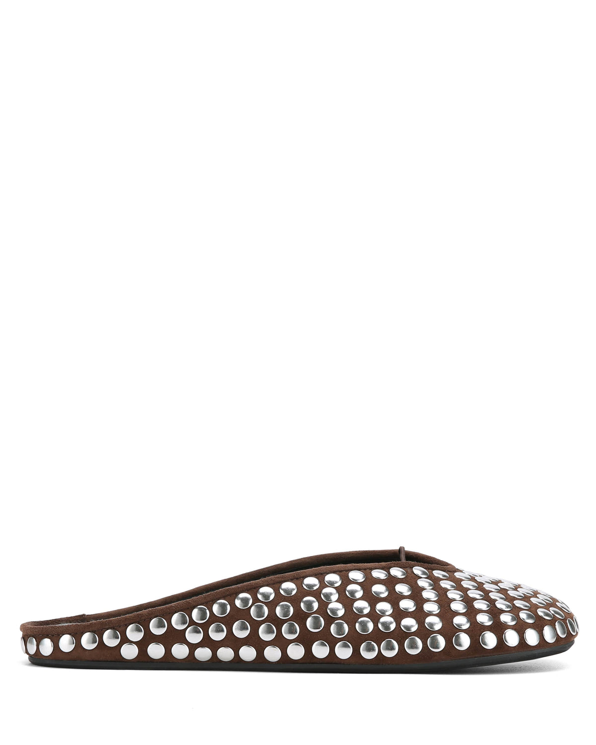 Pippa Brown Studded Suede