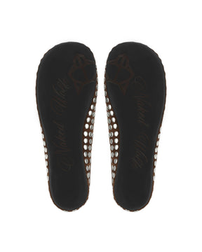 Pippa Brown Studded Suede