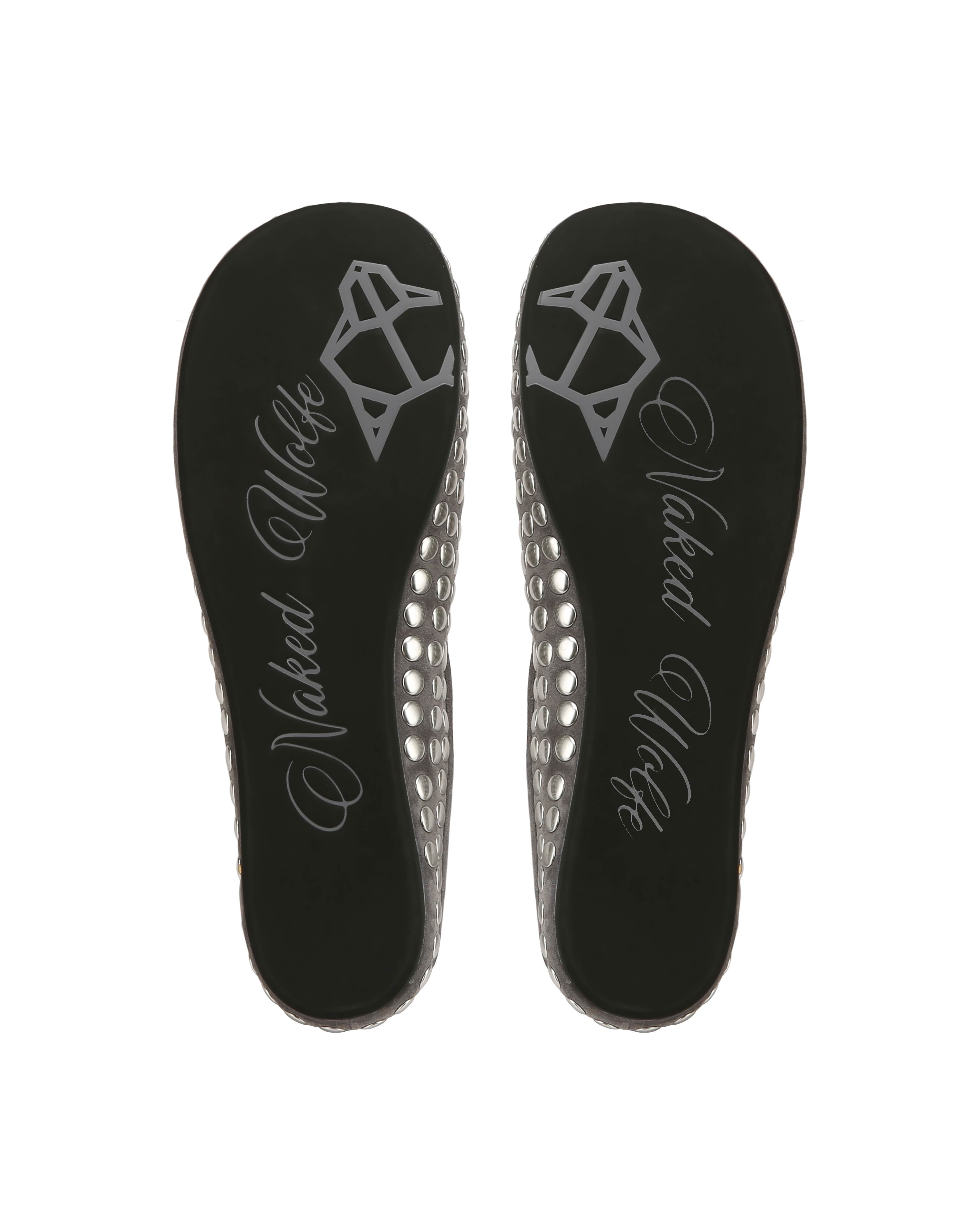 Pippa Grey Studded Suede