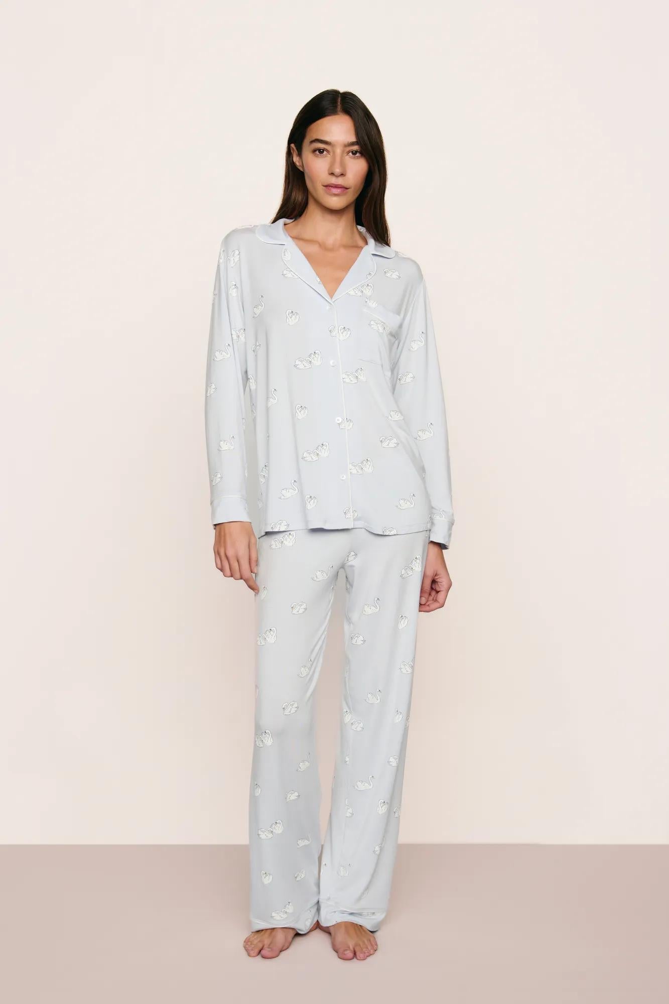 Gisele Printed TENCEL™ Modal Long PJ Set