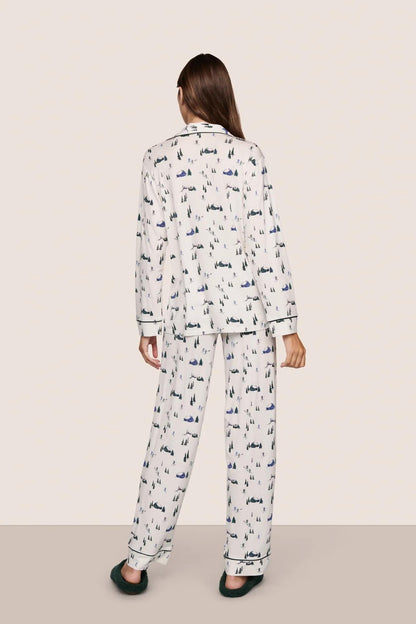 Gisele Printed TENCEL™ Modal Long PJ Set