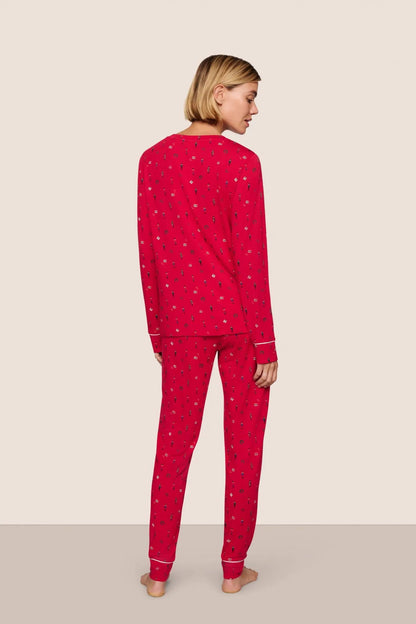 Gisele Printed TENCEL™ Modal Crewneck PJ Set