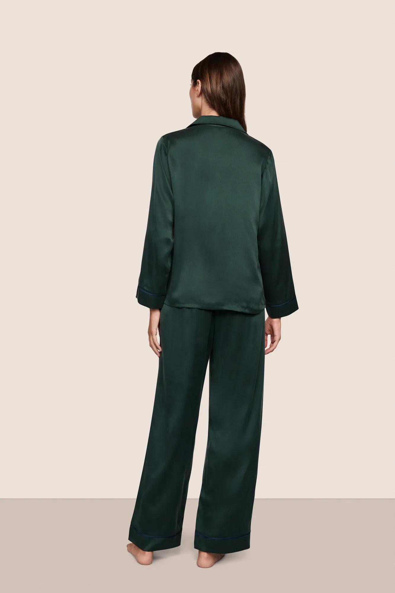 Inez Washable Silk Long PJ Set