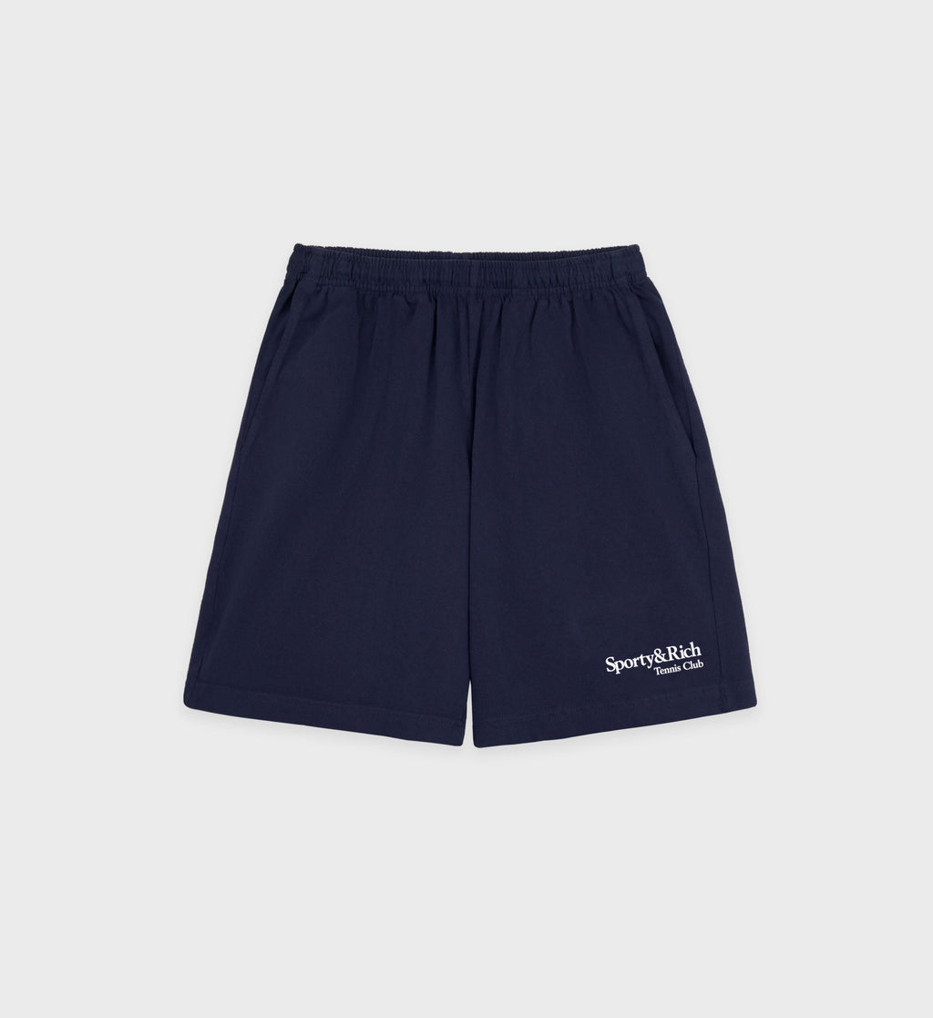 Play Tennis Gym Short - Navy/White