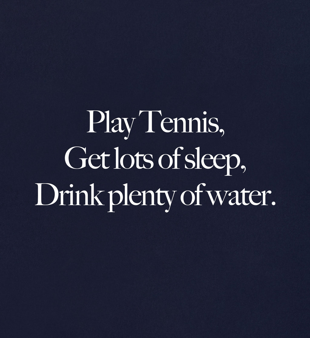 Play Tennis T-Shirt - Navy/White