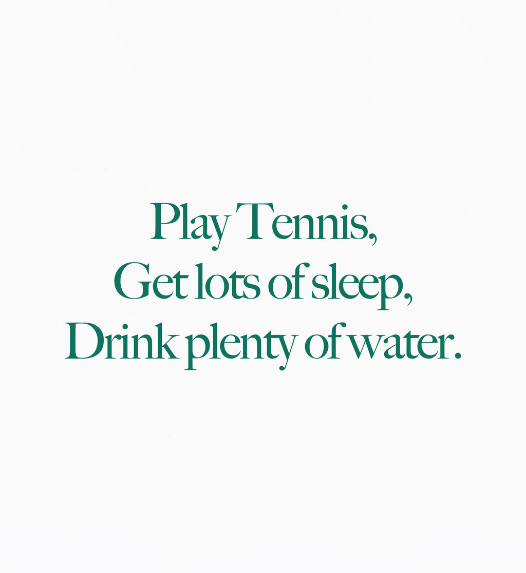 Play Tennis T-Shirt - White