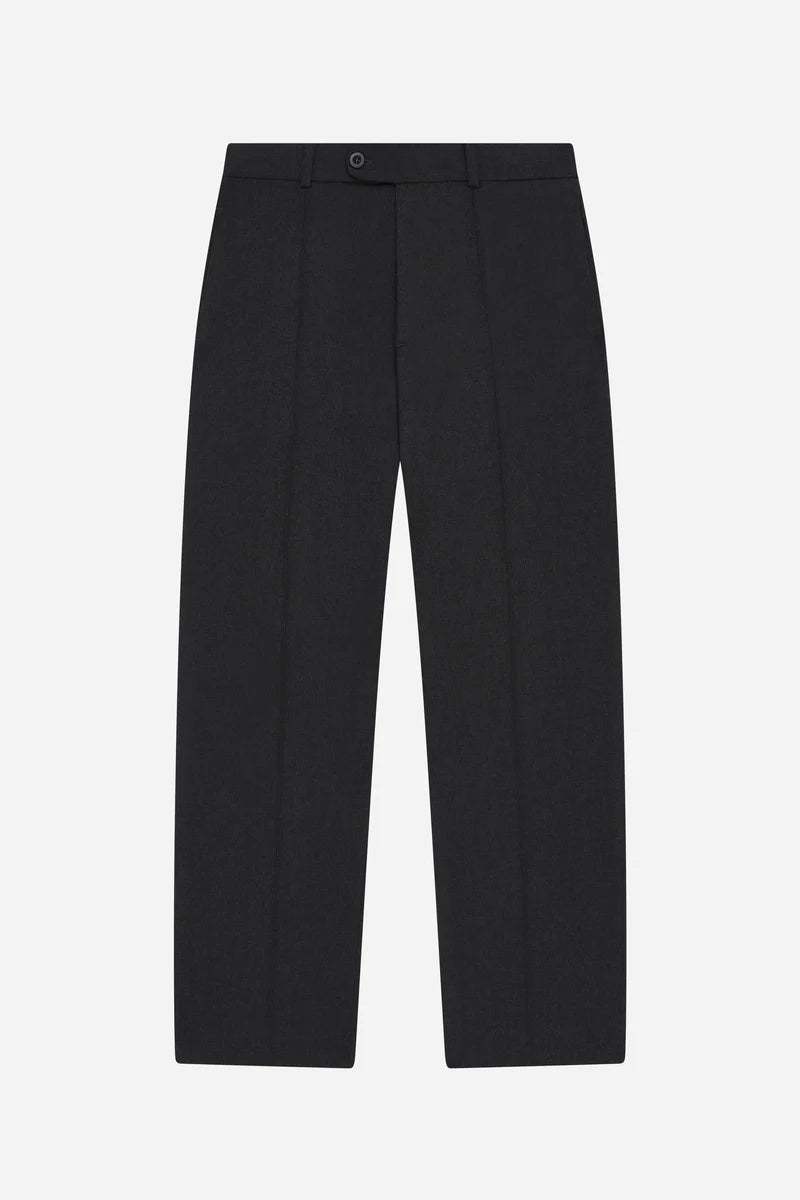 Everyday pleated trousers - charcoal