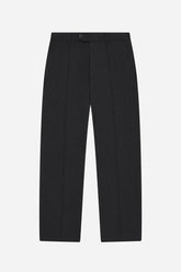 Everyday pleated trousers - charcoal