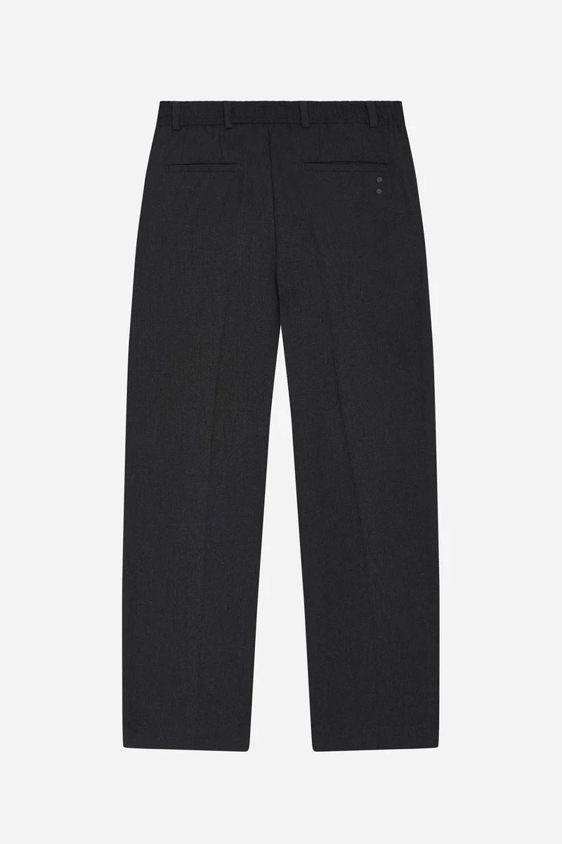 Everyday pleated trousers - charcoal