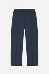 Everyday pleated trousers - navy