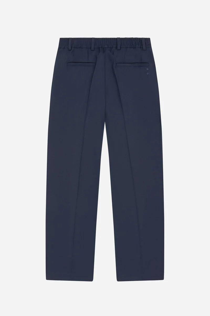 Everyday pleated trousers - navy