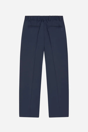 Everyday pleated trousers - navy