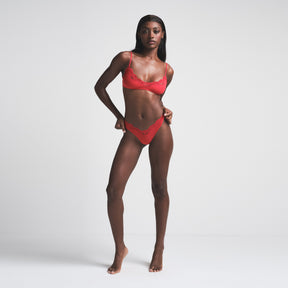 FITS EVERYBODY LACE DIPPED THONG 5-PACK | BUBBLE GUM MULTI
