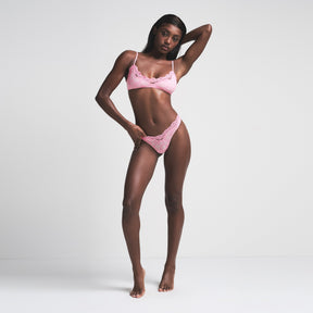 FITS EVERYBODY LACE DIPPED THONG 5-PACK | BUBBLE GUM MULTI