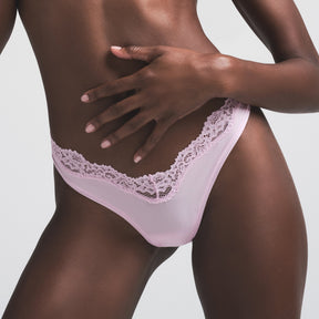 FITS EVERYBODY LACE DIPPED THONG 5-PACK | BUBBLE GUM MULTI