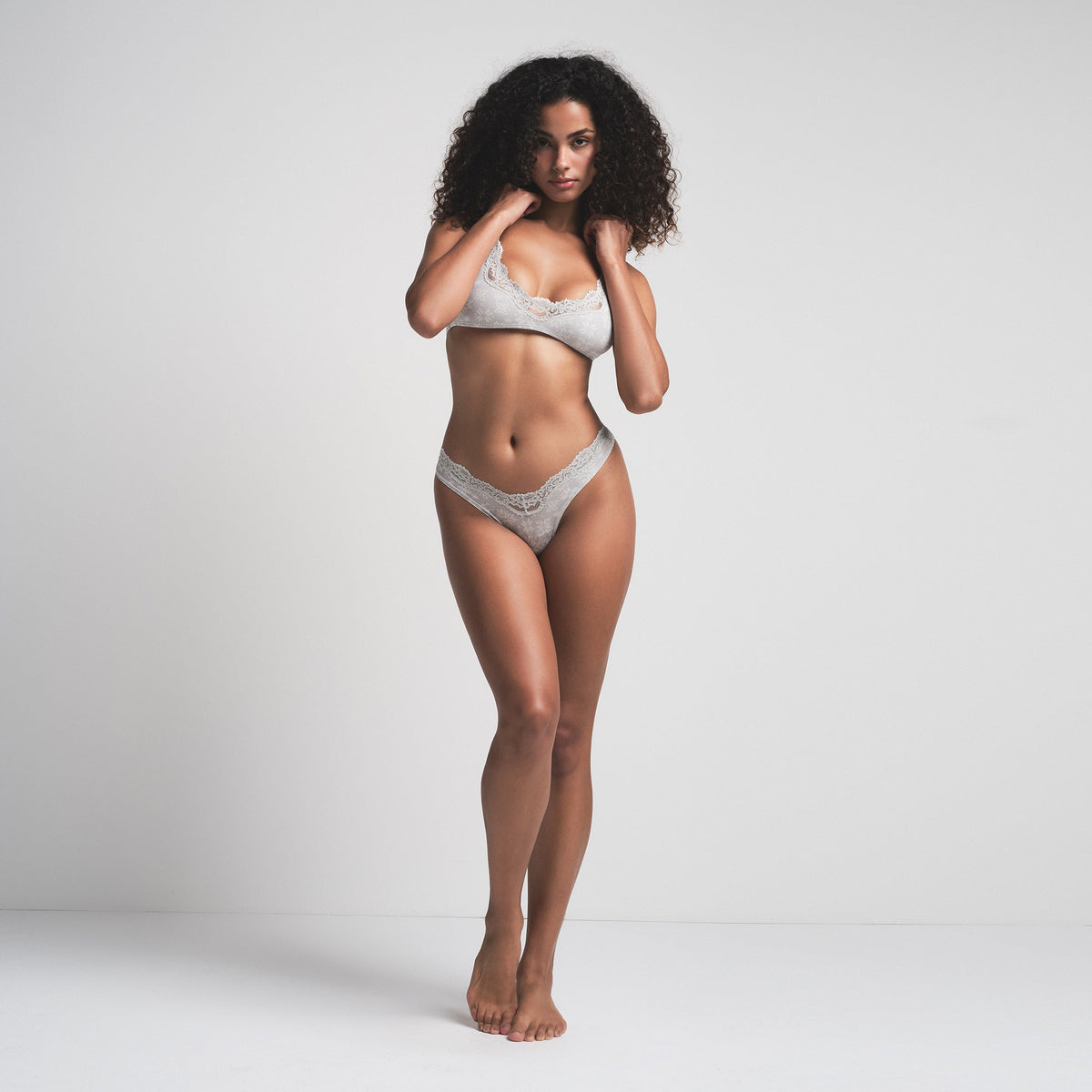 FITS EVERYBODY LACE DIPPED THONG 5-PACK | MIRROR MULTI