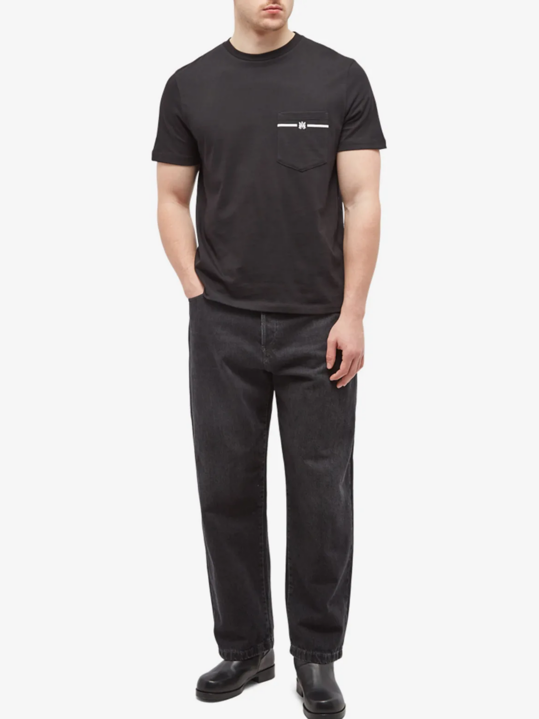 AMIRI MA POCKET TEE BLACK
