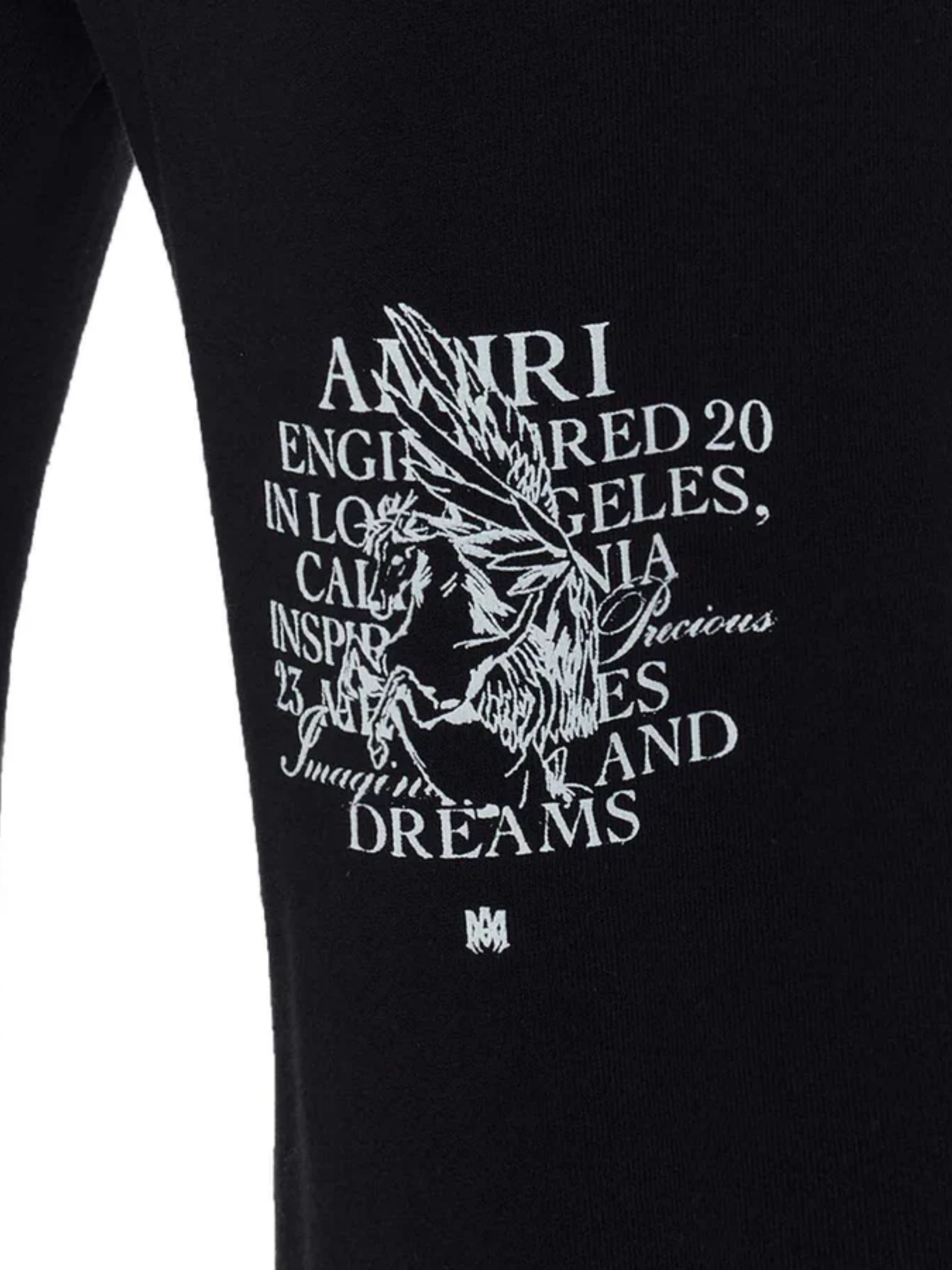 AMIRI PRECIOUS MEMORIES SWEATPANTS BLACK