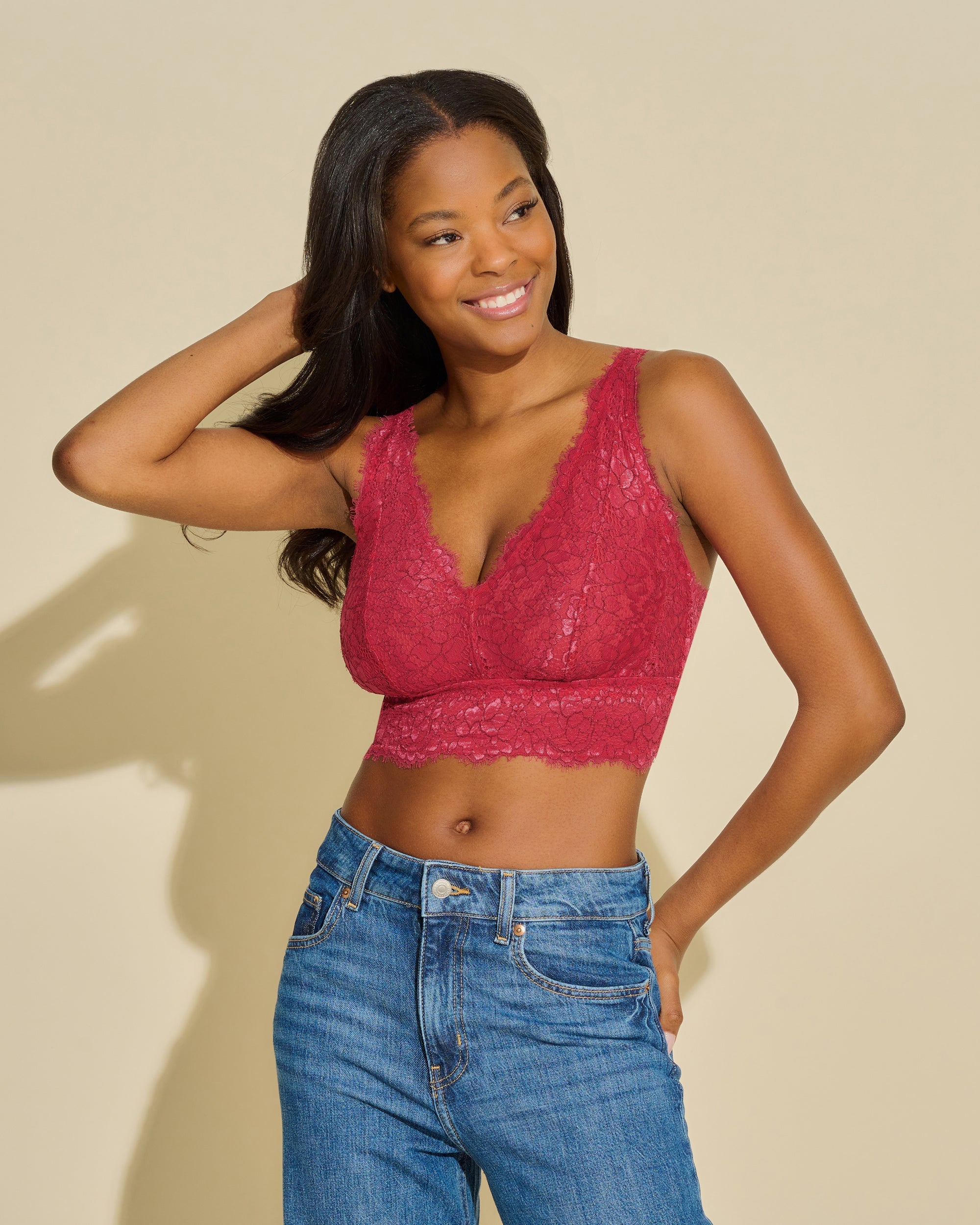 Curvy Longline Bralette