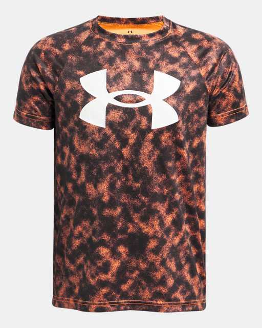 Boys' UA Velocity Big Logo Printed Short Sleeve