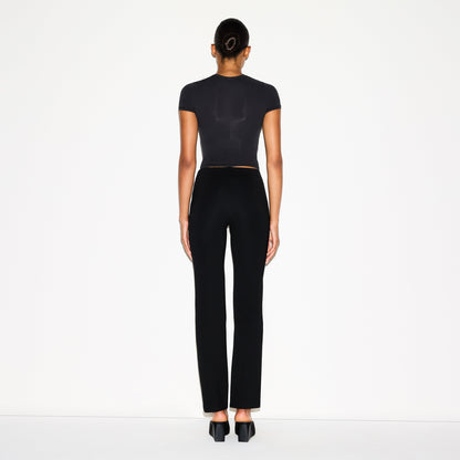 The Essential Collection High-waisted Pintuck Straight Leg Pant