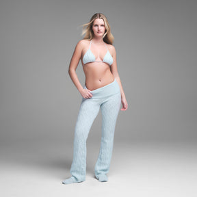 SWEATER KNIT FOLDOVER PANT | CLOUD