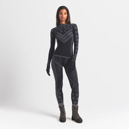 SKIMS FIRST LAYERS LEGGING | OBSIDIAN WINTER FAIR ISLE