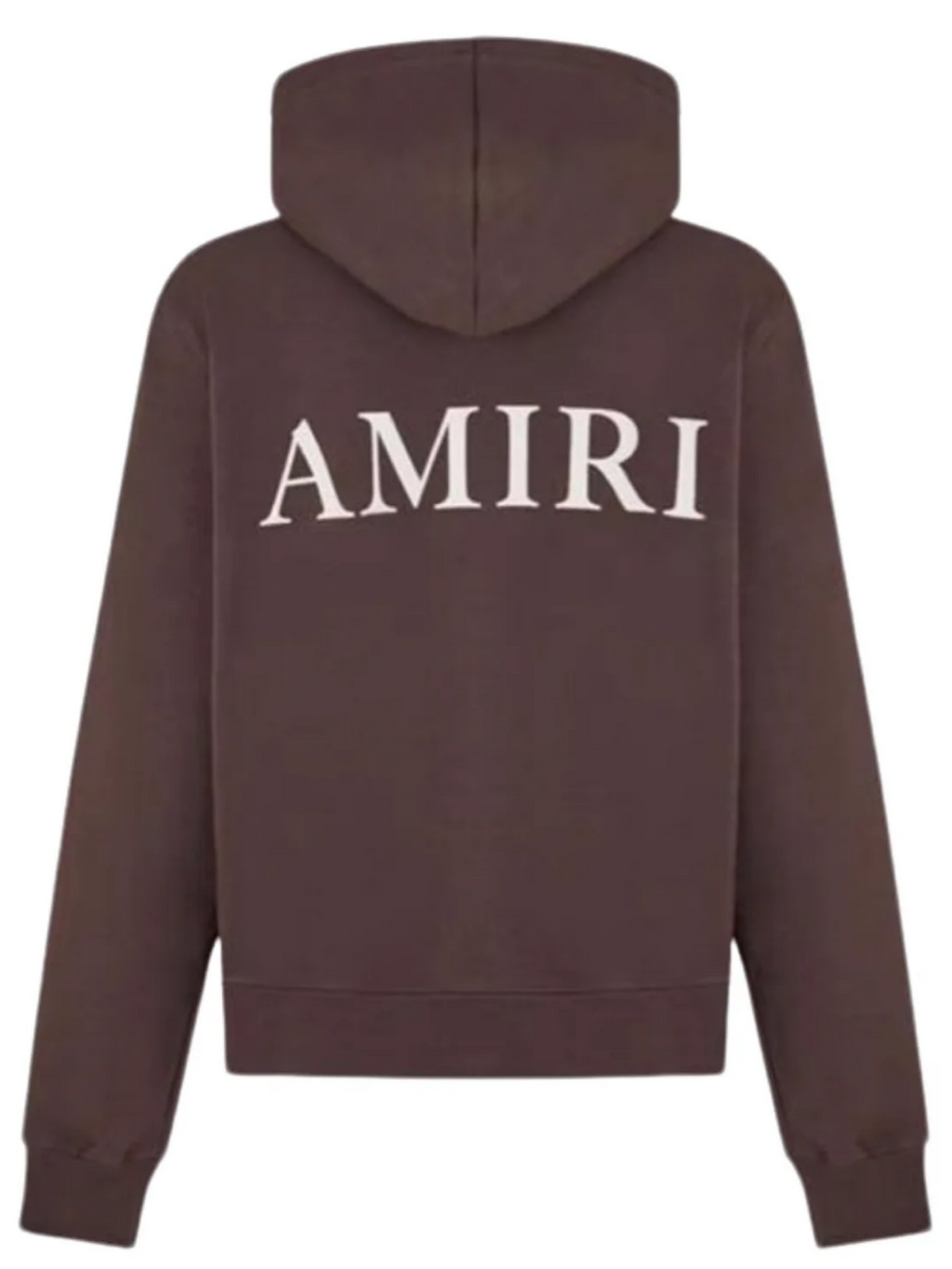 AMIRI PUFF LOGO HOODIE BROWN