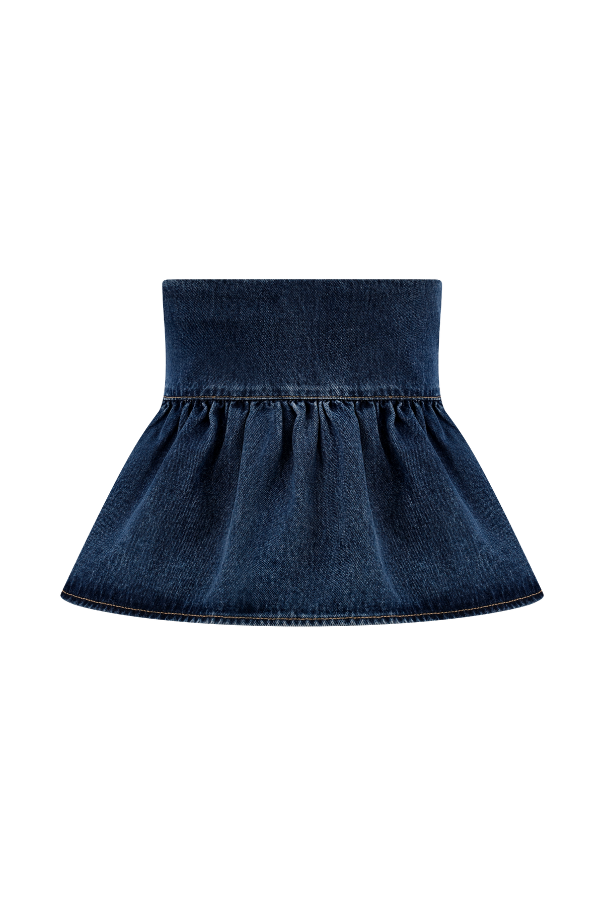 Pauline Strapless Denim Top - 90'S Blue