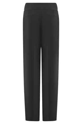Penelope Pleated High Waisted Pants - Black