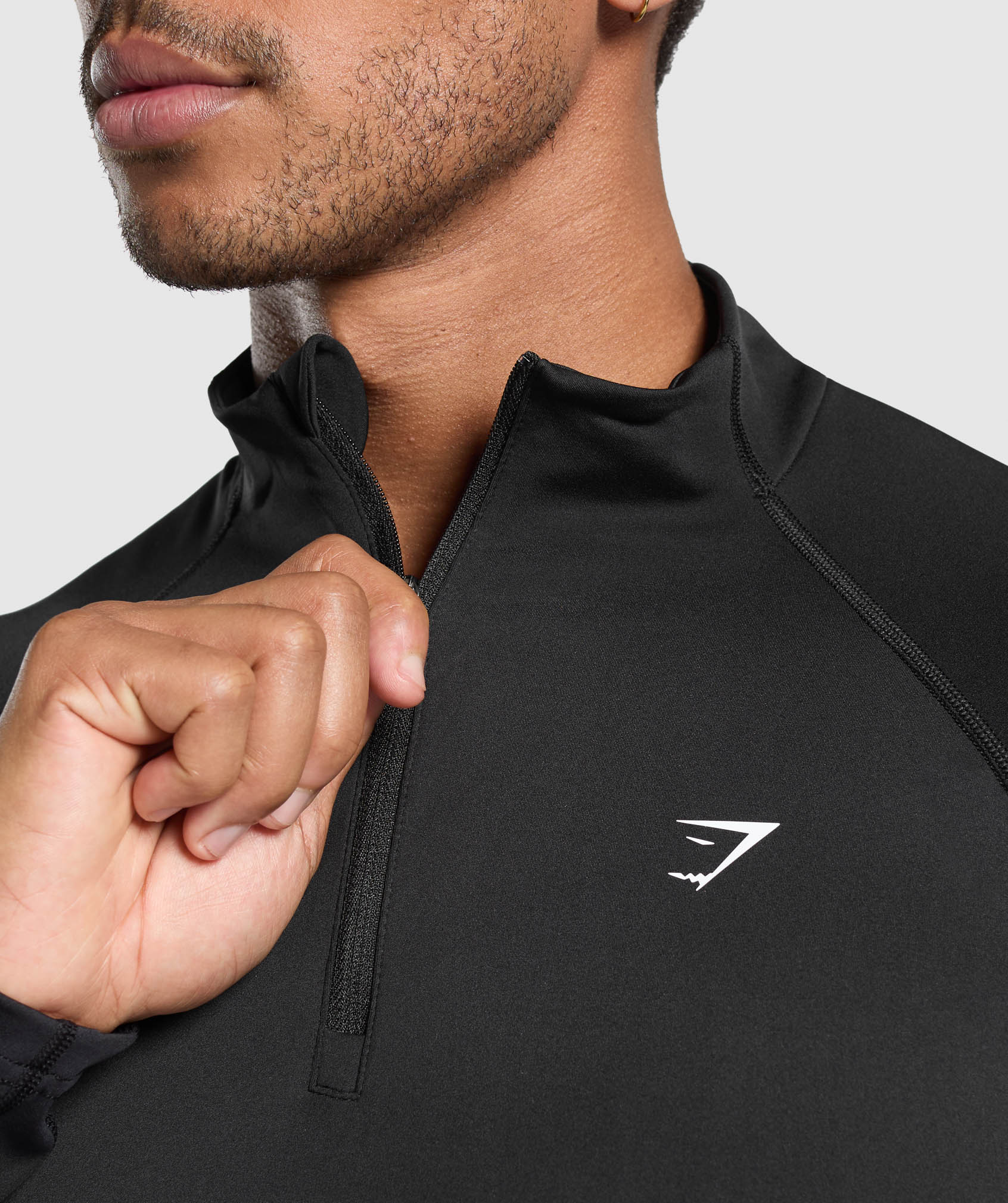 Gymshark Performance 1/4 Zip - Black
