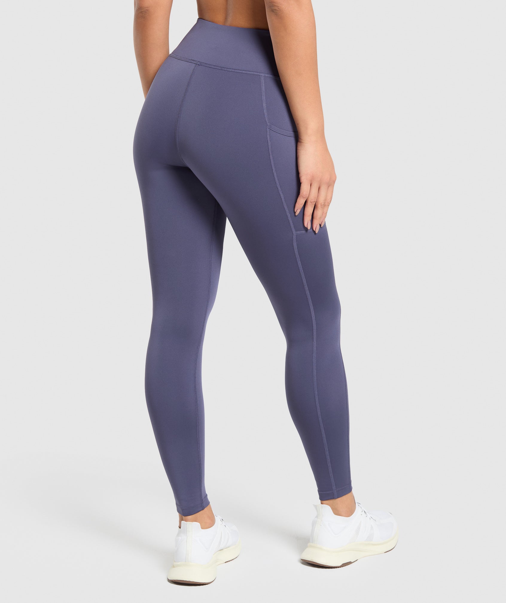 Gymshark Pocket Leggings - Weighted Purple