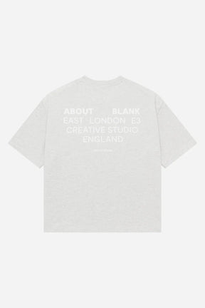 Creative studio t-shirt - grey marl/white