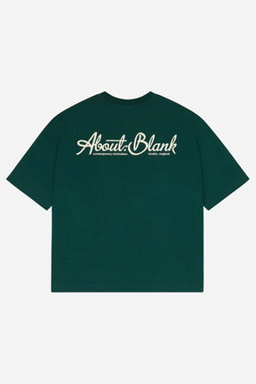 Banner t-shirt - epsom green/ecru