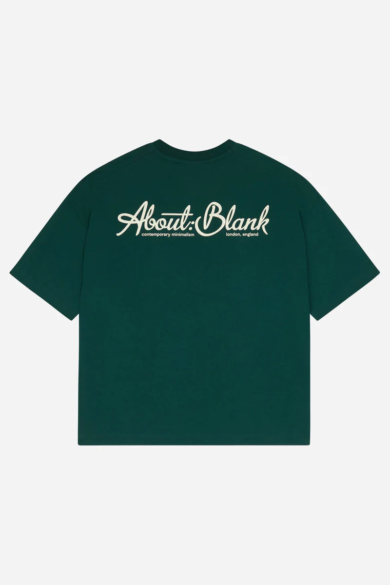 Banner t-shirt - epsom green/ecru