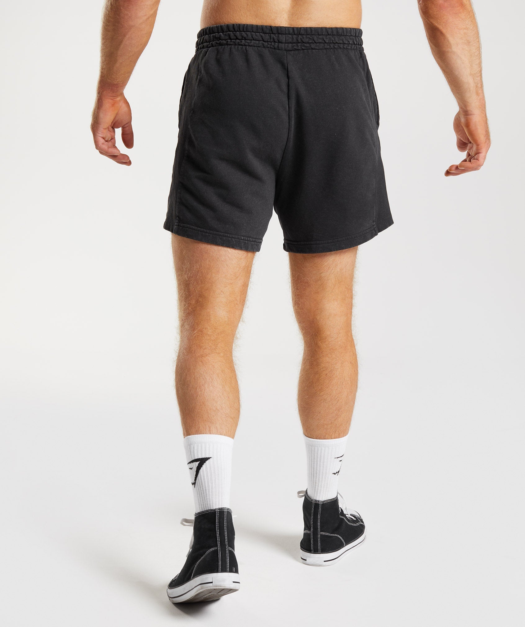 Gymshark Power Washed 5" Shorts - Black