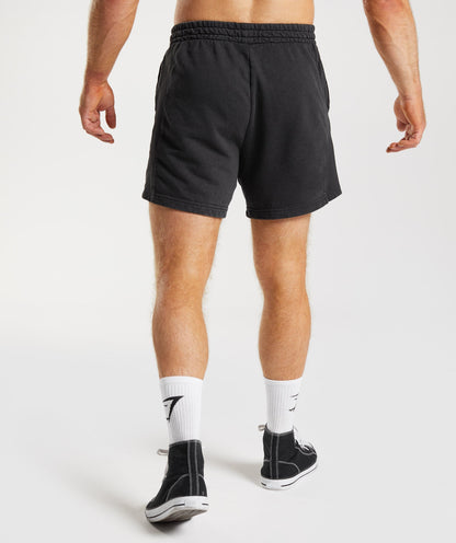 Gymshark Power Washed 5" Shorts - Black