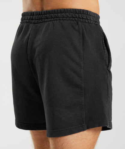 Gymshark Power Washed 5" Shorts - Black