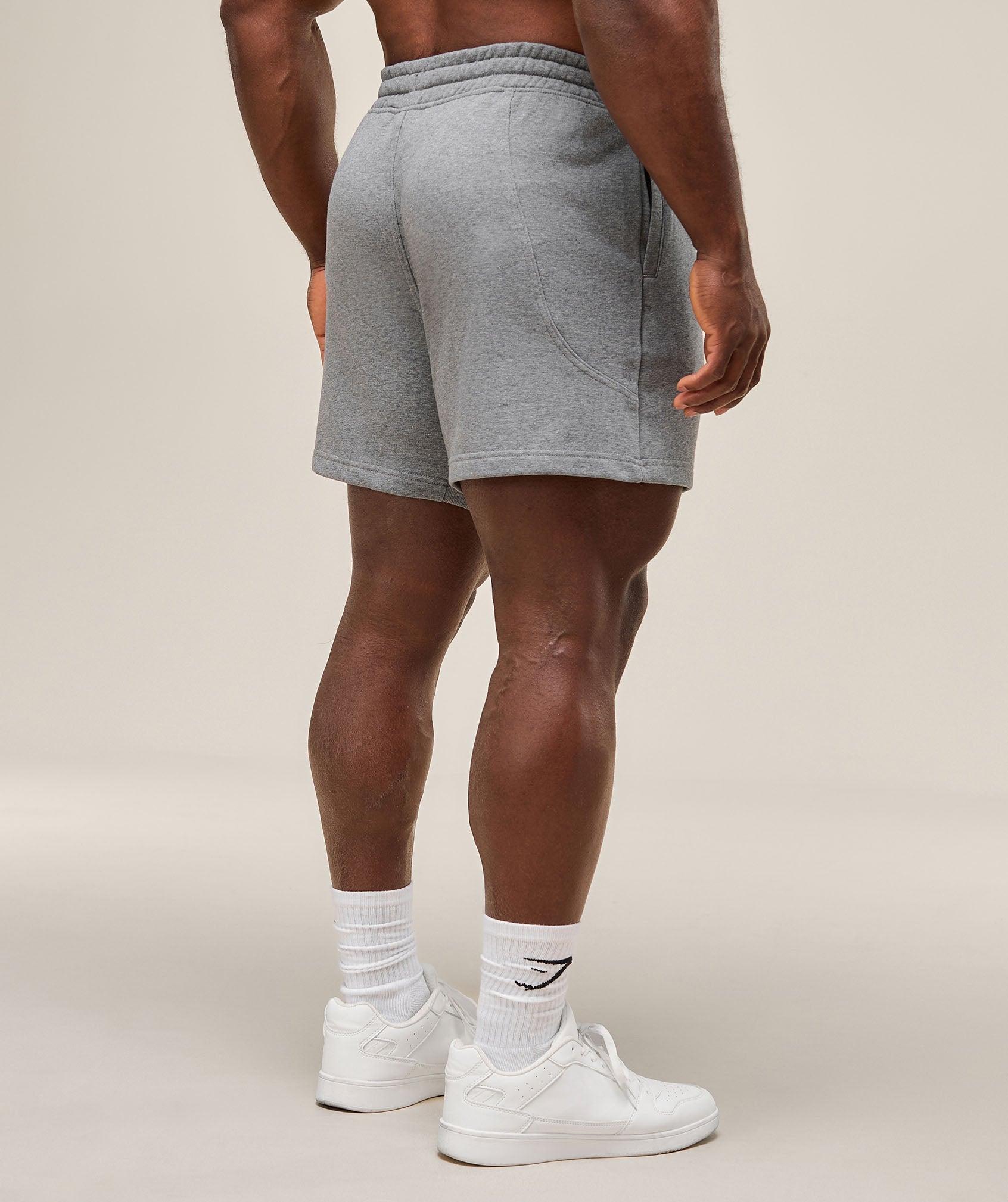 Gymshark Power 5" Shorts - Charcoal Core Marl