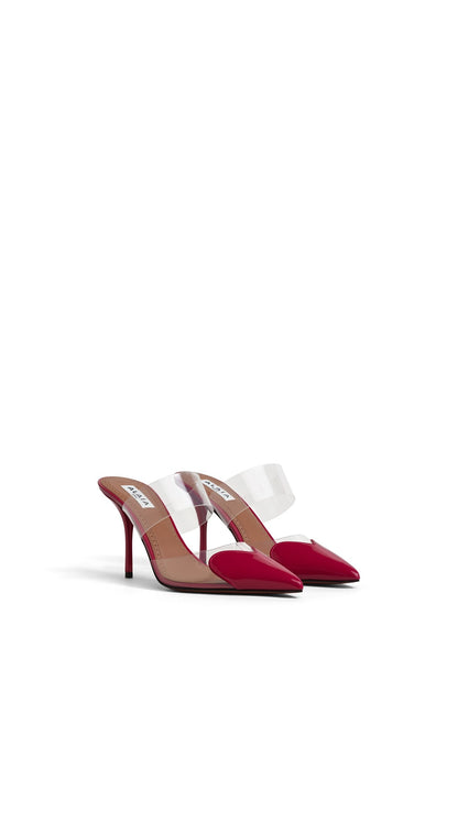 LE CŒUR MULES IN PATENT LEATHER