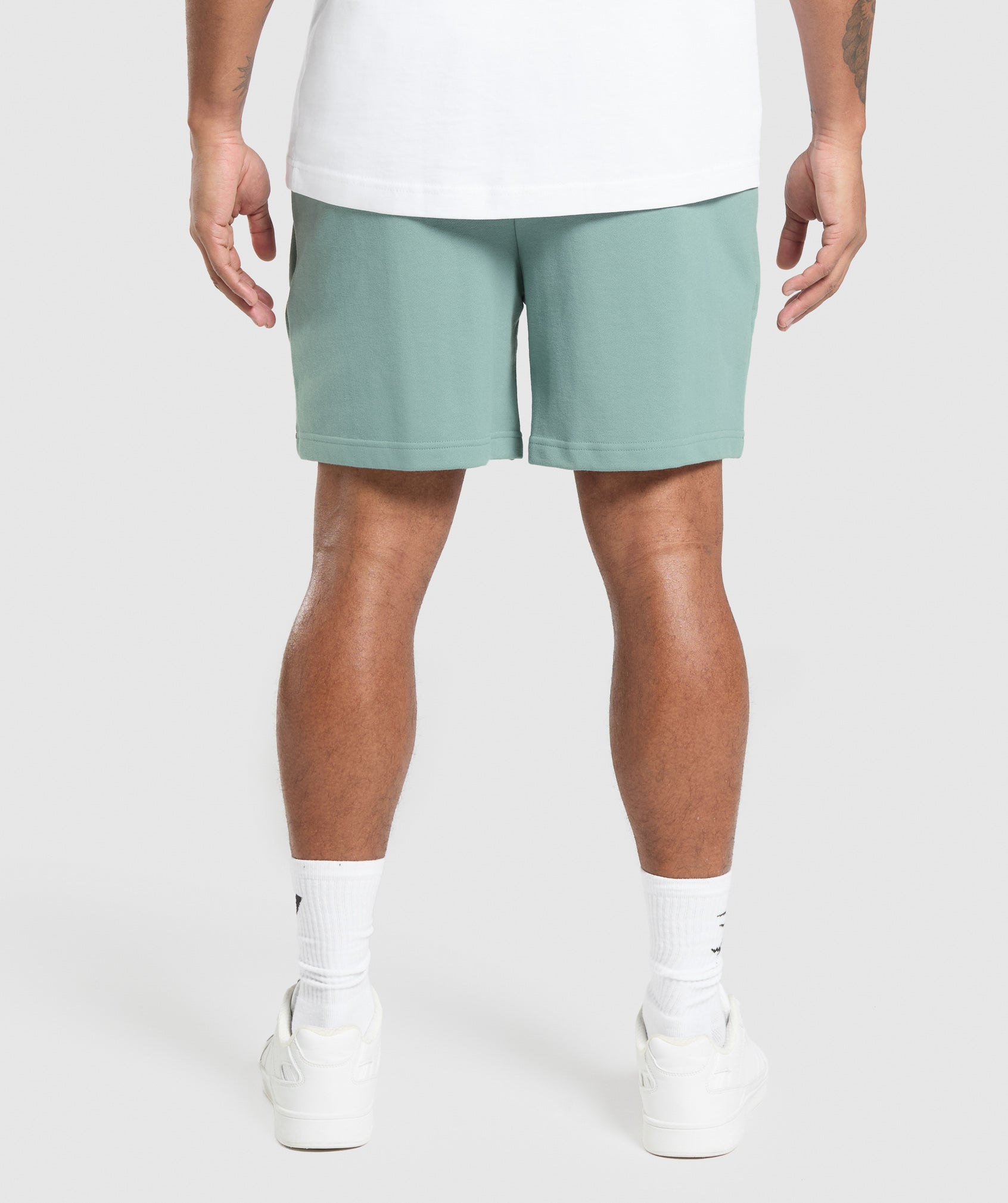 Gymshark Rest Day Essentials Shorts - Celeste Blue