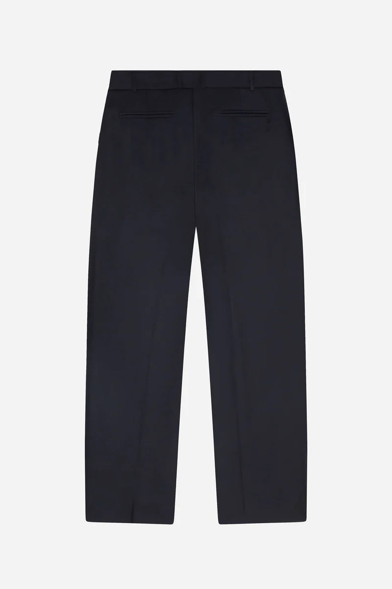 Relaxed Belted Wool-Blend Trousers