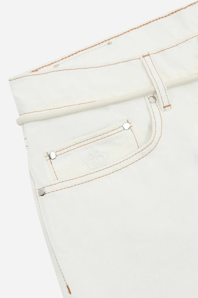 Relaxed denim jean - ecru
