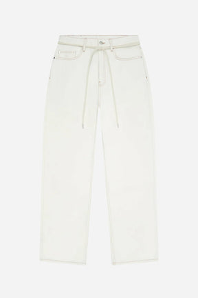 Relaxed denim jean - ecru