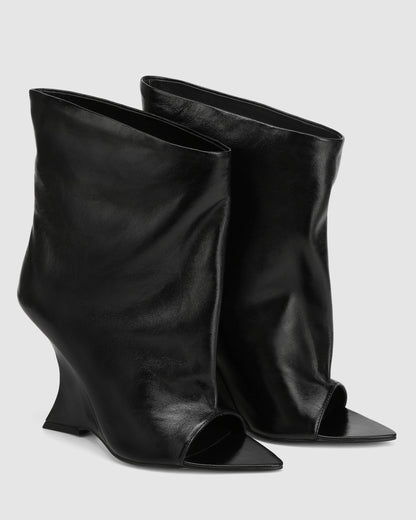 Reptile Black Leather