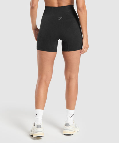 Gymshark Luxe Seamless Shorts - Coal Marl