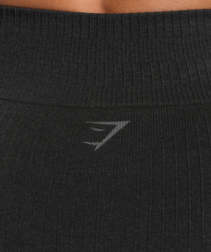 Gymshark Luxe Seamless Shorts - Coal Marl