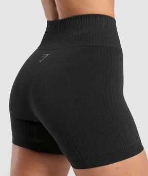 Gymshark Luxe Seamless Shorts - Coal Marl