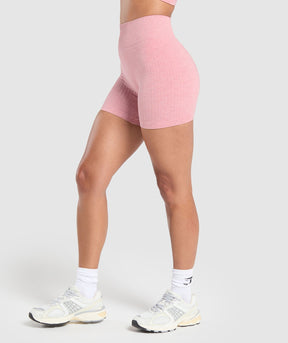 Gymshark Luxe Seamless Shorts - Cosy Pink Marl